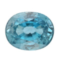 AAAA Cambodian Blue Zircon (Ovl 9x7 mm) 3.00 ctw - Sticky add to cart bar