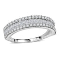 14K White Gold Diamond Ring (Size 10.0) 1.00 ctw - Sticky add to cart bar
