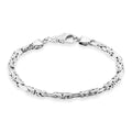 D'Joy Bali Legacy Byzantine Chain Bracelet in Sterling Silver (6.50 In) 10.75 Grams - Sticky add to cart bar