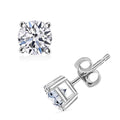 Luxuriant Lab Grown Diamond G SI1 1.00 ctw Solitaire Stud Earrings in 14K White Gold - Sticky add to cart bar