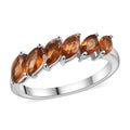 Ceylon Hessonite Garnet 1.90 ctw Ring in Rhodium Over Sterling Silver (Size 10.0) - Sticky add to cart bar