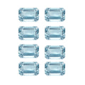AA Mangoro Aquamarine Set of 8 (Oct 6x4 mm) 5.00 ctw - Sticky add to cart bar