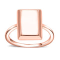 Bar Ring in 18K Rose Gold Over Sterling Silver (Size 10.0) 2.60 Grams - Sticky add to cart bar