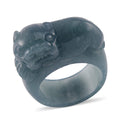 Natural Olmec Jadeite Carved Pixiu Band Ring (Size 10.0) 60.00 ctw - Sticky add to cart bar