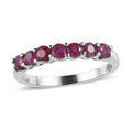 Doorbuster Ruby Ring in Stainless Steel (Size 8.0) 1.00 ctw - Sticky add to cart bar