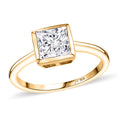 J Francis Embellished with Zirconia by Swarovski Solitaire Ring in 18K Vermeil YG Over Sterling Silver (Size 10) 2.50 ctw - Sticky add to cart bar