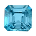 AAAA Cambodian Blue Zircon (Asscher Free Size) 3.00 ctw - Sticky add to cart bar