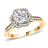 Yellow Gold Over Sterling Silver