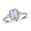 10K White Gold Luxuriant Lab Grown Diamond (E-F, VS) Ring (Size 8.0) 1.30 ctw - Sticky add to cart bar