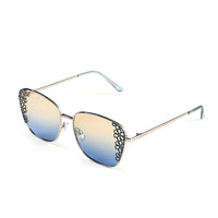Flower Design UV400 Polarized Sunglass with Storage Bag- Gray
