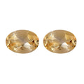Brazilian Citrine Set of 2 (Ovl 7x5 mm) 1.22 ctw - Sticky add to cart bar