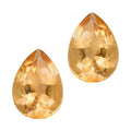 Brazilian Citrine Set of 2 (Pear 10x7 mm) 3.27 ctw - Sticky add to cart bar