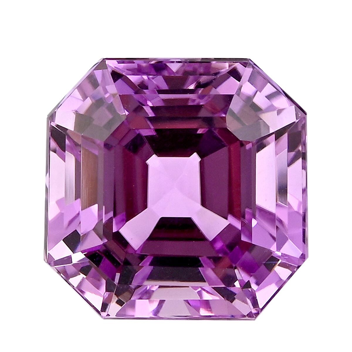 Certified & Appraised AAAA Asscher Cut Patroke Kunzite (Sqr Free Size) 12.00 ctw