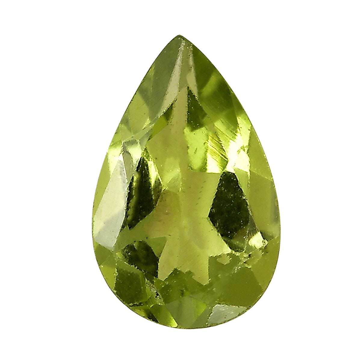 Hebei Peridot (Pear 8x5 mm) 0.78 ctw
