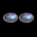 AA Rainbow Moonstone Set of 2 (Oval 6x4 mm) 0.87 ctw - Sticky add to cart bar
