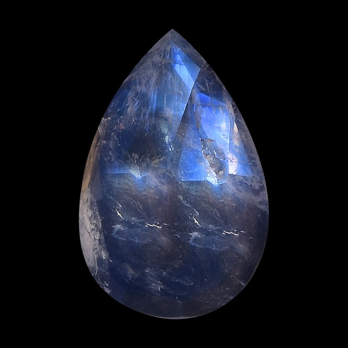 AA Rainbow Moonstone (Pear 11x7 mm) 1.89 ctw