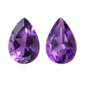 African Amethyst Set of 2 (Pear 6x4 mm) 0.70 ctw - Sticky add to cart bar