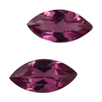 Orissa Rhodolite Garnet Set of 2 (Mrq 8x4 mm) 1.06 ctw