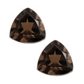 Brazilian Smoky Quartz Set of 2 (Trl 6 mm) 1.57 ctw - Sticky add to cart bar