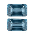 Swiss Blue Topaz Set of 2 (Oct 5x3 mm) 0.70 ctw - Sticky add to cart bar