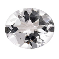 White Topaz (Oval 12x10 mm) 4.84 ctw
