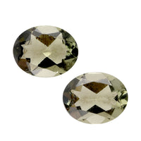 Bohemian Moldavite Set of 2 (Ovl 5x4 mm) 0.48 ctw