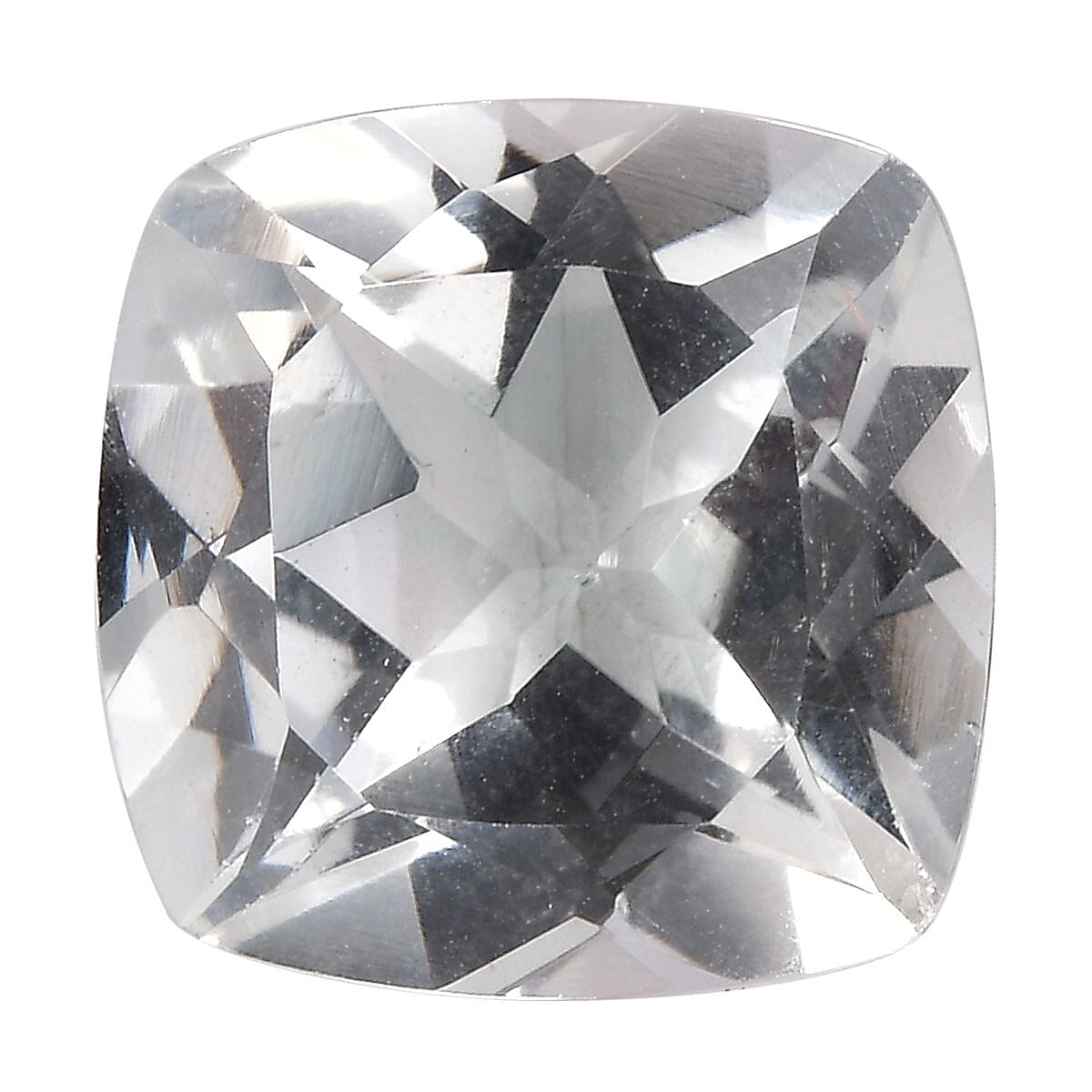 White Topaz (Cush 11x11 mm) 6.17 ctw