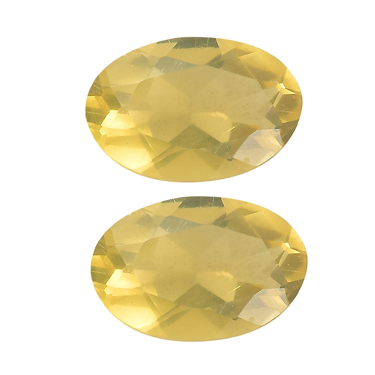 Canary OpalÂ Set of 2 (Ovl 6x4 mm) 0.62 ctw Loose Gemstone