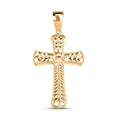 10K Yellow Gold Cross Pendant without Chain 1.66 Grams - Sticky add to cart bar