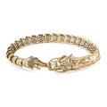 10K Yellow Golden Dragon Bracelet (7.25 In) 20.90 Grams - Sticky add to cart bar
