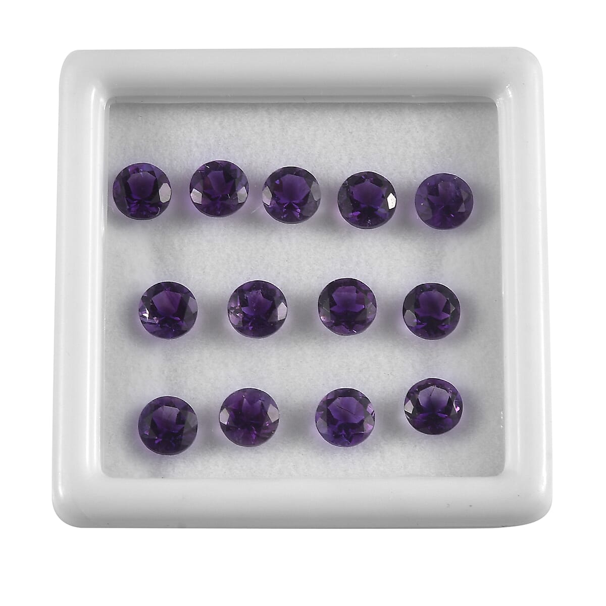 AA Moroccan Amethyst Assorted Box (Rnd 5 mm) 6.00 ctw Loose Gemstone