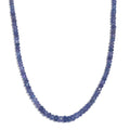 Tanzanite 75.00 ctw Necklace in Rhodium Over Sterling Silver 18 Inches - Sticky add to cart bar