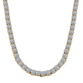 Luxuriant Lab Grown Diamond 10.00 ctw Necklace in 14K Yellow Gold 18 Inches 14 Grams - Sticky add to cart bar