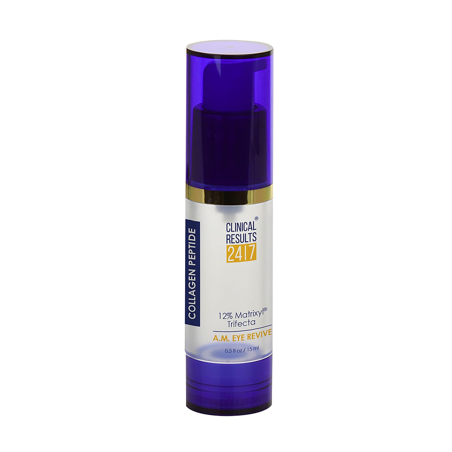 Clinical Results 24/7 Collagen Peptide Matrixyl Trifecta A.M. Eye Revive (0.5oz)