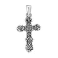 Bali Legacy Gothic Cross Pendant without Chain in Sterling Silver 2.35 Grams - Sticky add to cart bar