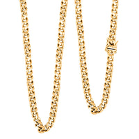 14K Yellow Gold 4.20mm Miami Cuban Chain Necklace 22 Inches 26.58 Grams