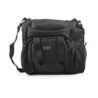 Tony Little Fitbag on the Go Meal Prep Kit Includes 3 Food Storage Containers, 2 Gel Ice Packs, Thermo-Insulated Bottle, 1-Year Personal Trainer Helpline & Exercise and Diet Guide -Black