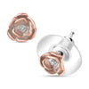 Rose Gold Over Sterling Silver