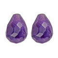 African Amethyst Set of 2 (Drop 7x5 mm) 1.85 ctw Loose Gemstone - Sticky add to cart bar