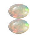Ethiopian Welo Opal Set of 2 (Ovl 6x4 mm) 0.48 ctw Loose Gemstone - Sticky add to cart bar