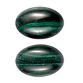 African Malachite Set of 2 (Ovl 6x4 mm) 0.91 ctw Loose Gemstone - Sticky add to cart bar