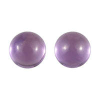 Set of 2 Rose De France Amethyst (Rnd 5 mm) 1.09 ctw Loose Gemstone
