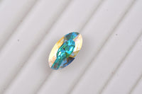 Aurora Borealis Crystal by Swarovski (Ovl 14x7.5 mm) 2.19 ctw Loose Gemstone