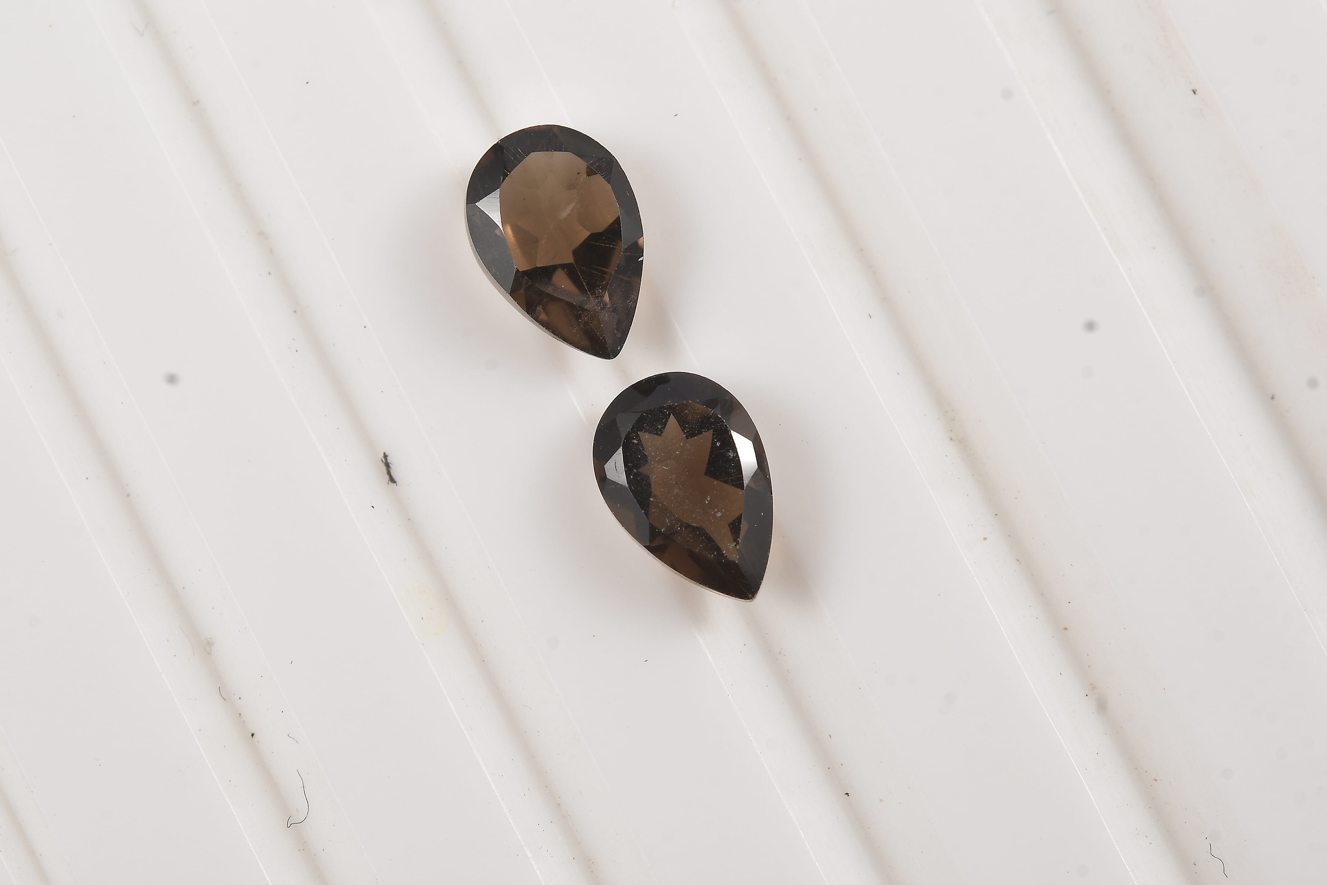 Smoky Quartz (Pear 6x4 mm) 0.67 ctw Loose Gemstone