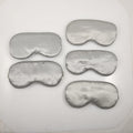 Closeout Set of 5 Grey Mulberry Silk Eye Masks (Ships in 8-10 Business Days) - Sticky add to cart bar