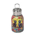 Koi Fish and Lotus Pattern 260ml Double Wall Stainless Steel Water Bottle - Sticky add to cart bar