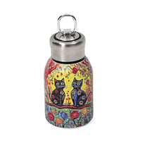 Koi Fish and Lotus Pattern 260ml Double Wall Stainless Steel Water Bottle