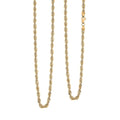 3.8mm Shinny Rope Chain Necklace in 10K Yellow Gold 7.5 Grams 26 Inches - Sticky add to cart bar