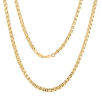2.5 mm Alexander Chain Necklace in 10K Yellow Gold 20 Inches 5.66 Grams