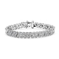 Epic Deal Karis White Topaz 3.80 ctw Bracelet in Platinum Bond (7.25 In) - Sticky add to cart bar